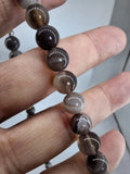 Collier Agate Botswana 8mm