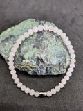Bracelet Quartz rose 4mm