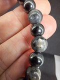 Bracelet de protection ( Larvikite et Hématite )