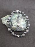 Bracelet de protection ( Larvikite et Hématite )