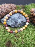 Bracelet Mokaite 8mm pierre naturel