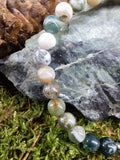 Bracelet Agate Arbre  6mm