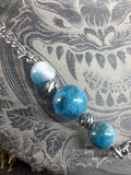 Bracelet Apatite Bleue 8mm / 6mm