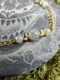 Bracelet cheville Labradorite 6mm / 4mm