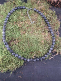 Collier Larvikite 8mm