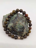 Bracelet Jaspe sang de dragon 8 mm