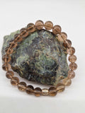 Bracelet Quartz fumé 8 mm