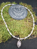 Collier Quartz rose 6mm / 4mm