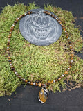 Collier Oeil de tigre 6mm / 4mm