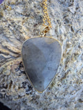 Pendentif Larvikite en pierre naturel